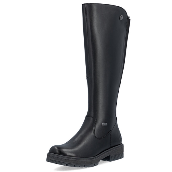 Kozaki damskie wodoodporne Rieker 75850-00 BLACK