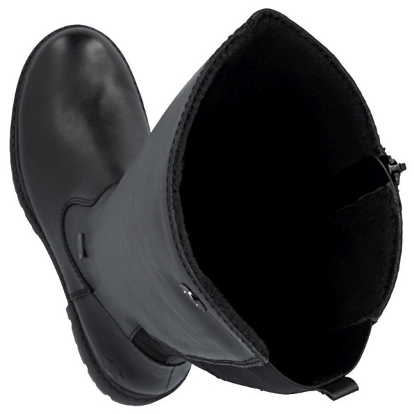 Kozaki damskie wodoodporne Rieker 75850-00 BLACK