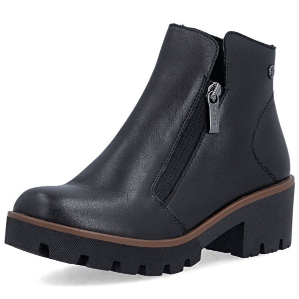 Botki damskie Rieker 79254-00 BLACK