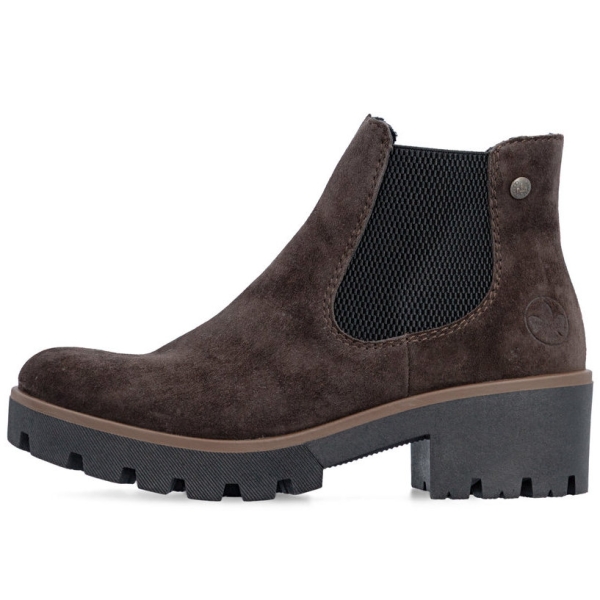 Botki damskie Rieker 79265-25 BROWN