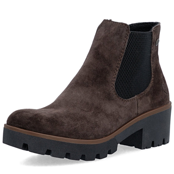 Botki damskie Rieker 79265-25 BROWN
