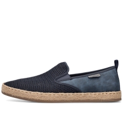 Mokasyny espadryle męskie Rieker B2661-14 BLUE