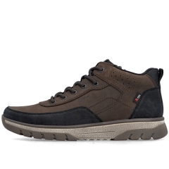 Trzewiki męskie wodoodporne Rieker B9303-25 BROWN COMBINATION