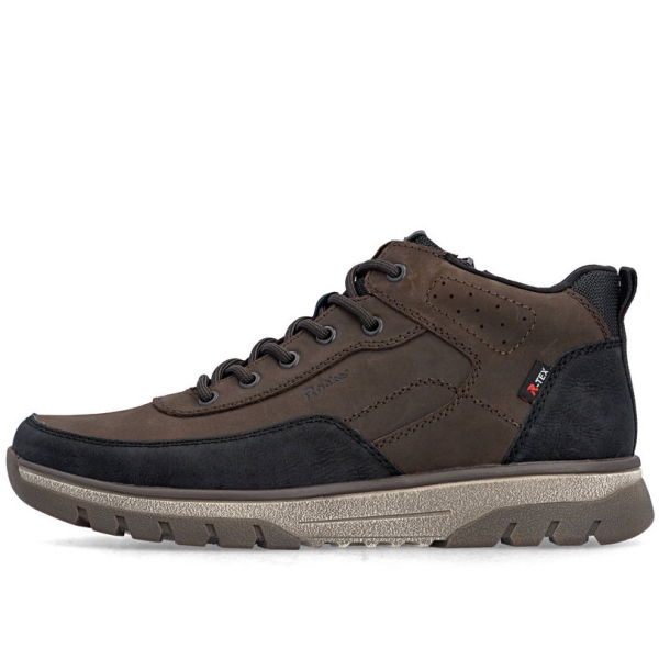 Trzewiki męskie wodoodporne Rieker B9303-25 BROWN COMBINATION