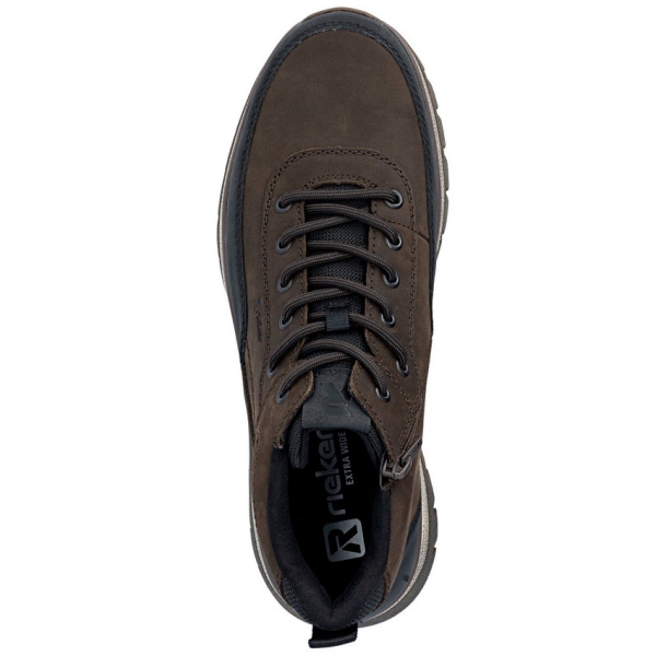 Trzewiki męskie wodoodporne Rieker B9303-25 BROWN COMBINATION