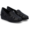 Mokasyny damskie z wycięciami Rieker L5358-00 BLACK