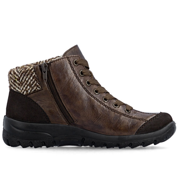 Trzewiki damskie wodoodporne Rieker L7110-25 BROWN
