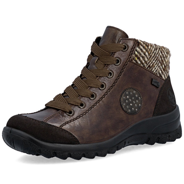 Trzewiki damskie wodoodporne Rieker L7110-25 BROWN
