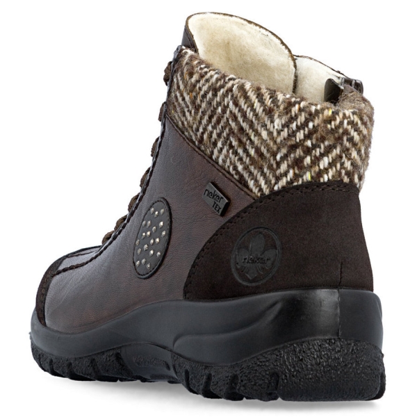 Trzewiki damskie wodoodporne Rieker L7110-25 BROWN