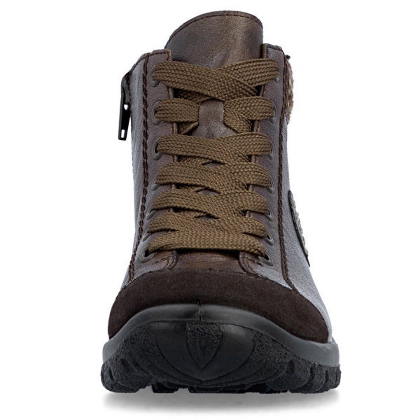 Trzewiki damskie wodoodporne Rieker L7110-25 BROWN