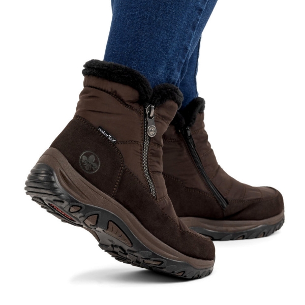 Śniegowce damskie wodoodporne Rieker M9670-25 BROWN