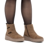 Botki damskie wodoodporne Rieker N2882-24 BROWN
