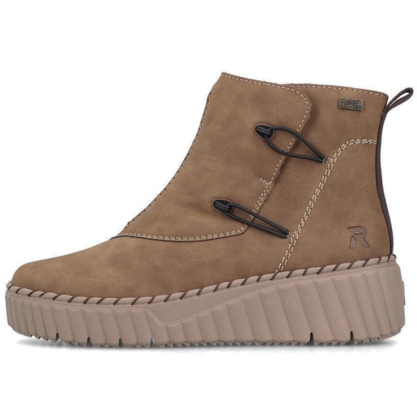 Botki damskie wodoodporne Rieker N2882-24 BROWN