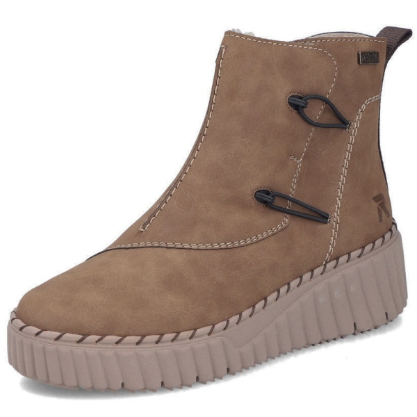 Botki damskie wodoodporne Rieker N2882-24 BROWN