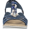 Sandały damskie Rieker V0649-14 BLUE