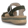 Sandały damskie Rieker V0951-54 GREEN