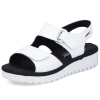 Sandały damskie Rieker V1382-80 WHITE