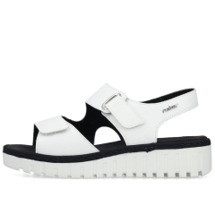 Sandały damskie Rieker V1382-80 WHITE