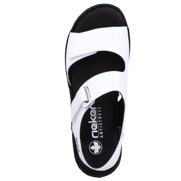 Sandały damskie Rieker V1382-80 WHITE