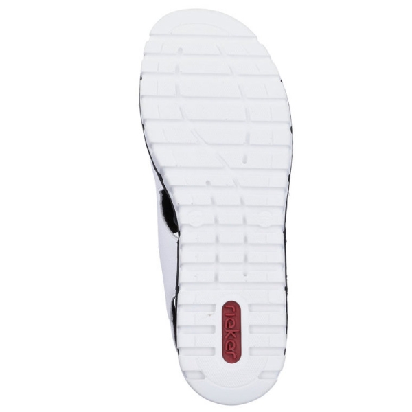 Sandały damskie Rieker V1382-80 WHITE