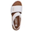 Sandały damskie Rieker V4181-80 WHITE