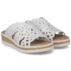 Klapki damskie Rieker V4189-80 WHITE