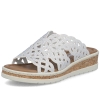 Klapki damskie Rieker V4189-80 WHITE
