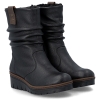 Botki damskie Rieker X9155-00 BLACK