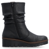 Botki damskie Rieker X9155-00 BLACK