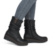 Botki damskie Rieker X9155-00 BLACK