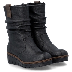 Botki damskie Rieker X9155-00 BLACK
