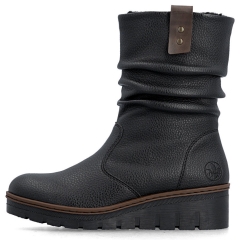 Botki damskie Rieker X9155-00 BLACK