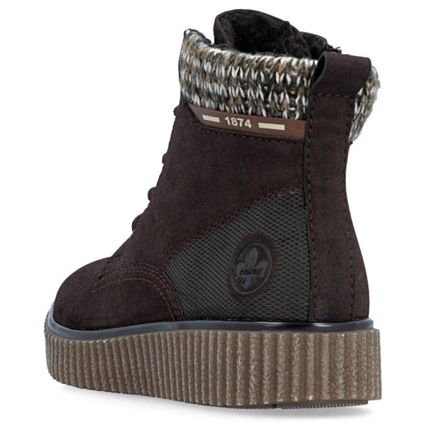 Trzewiki damskie Rieker Y4311-25 BROWN