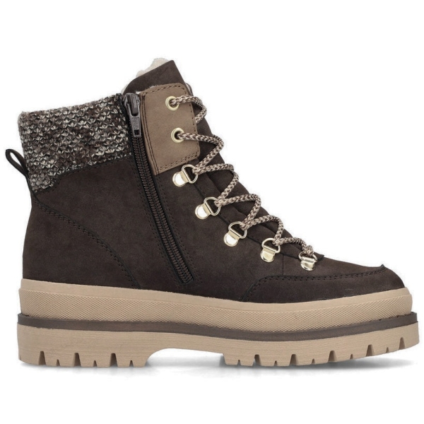 Trzewiki damskie wodoodporne Rieker Y6210-25 BROWN