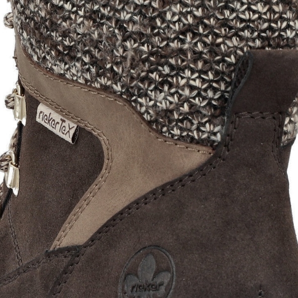 Trzewiki damskie wodoodporne Rieker Y6210-25 BROWN
