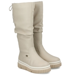 Kozaki damskie wodoodporne Rieker Y6370-60 BEIGE