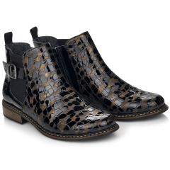 Botki damskie Rieker Z4965-90 BRONZE