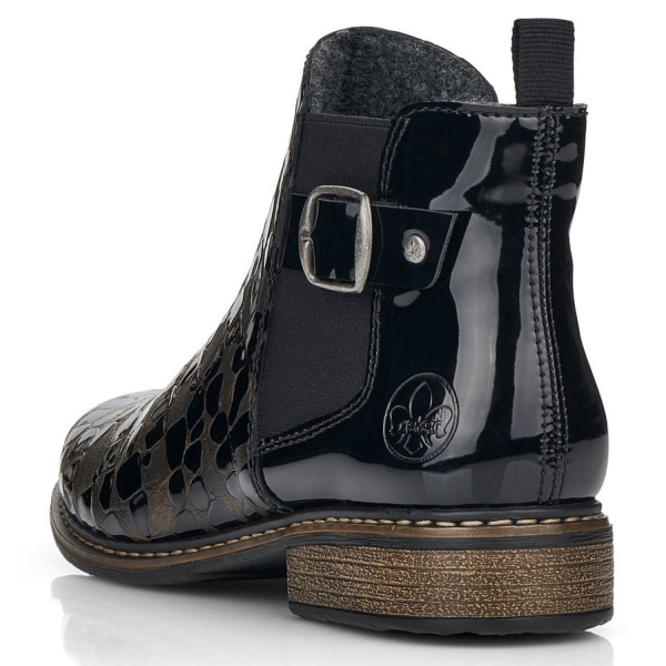 Botki damskie Rieker Z4965-90 BRONZE