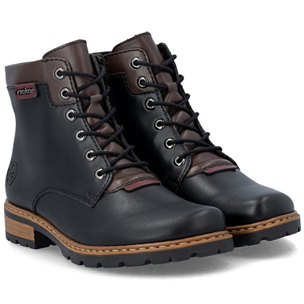 Trzewiki damskie Rieker Z9340-00 BLACK
