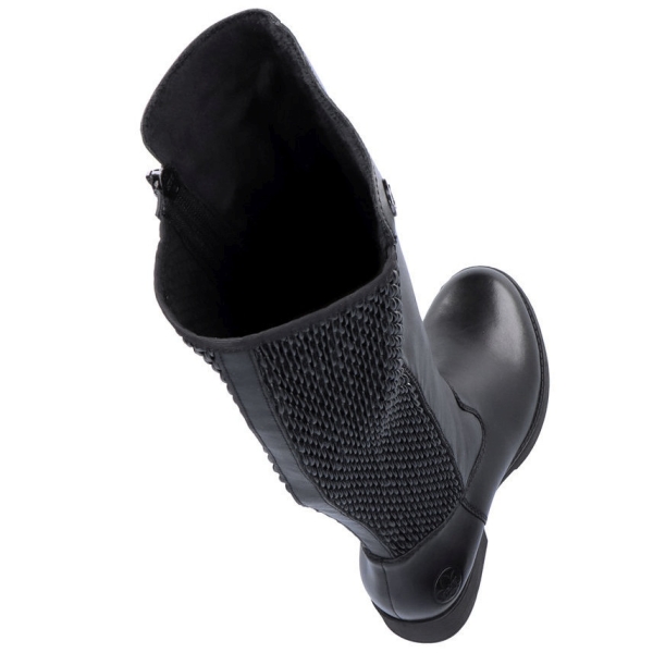 Kozaki damskie Rieker Z9591-00 BLACK