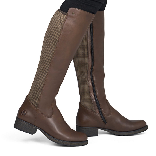 Kozaki damskie Rieker Z9591-28 BROWN