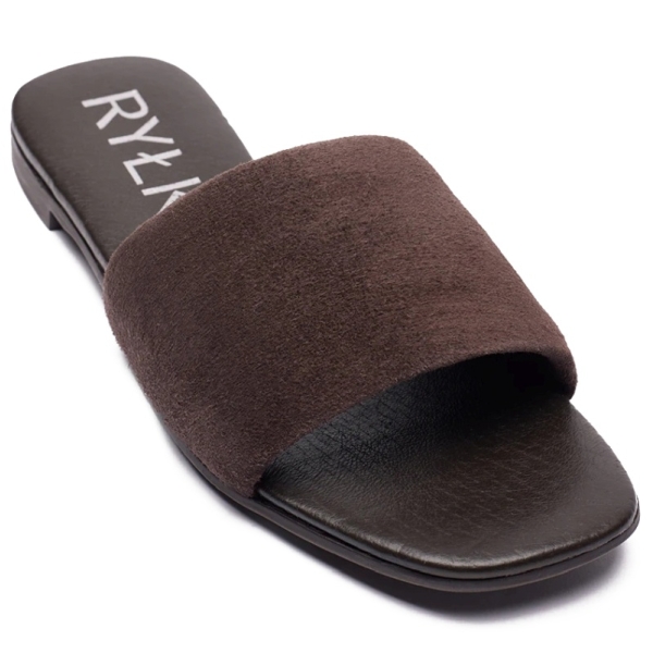 Klapki damskie Ryłko 0AGH2_V_ _3FVF BROWN