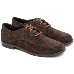 Półbuty damskie Ryłko 2GS28___ _3PVF BROWN