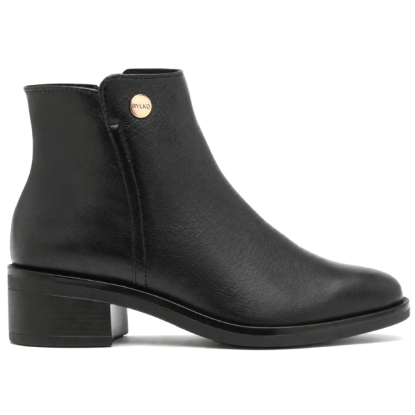 Botki damskie Ryłko 3GVE8_M_ _WD8F BLACK
