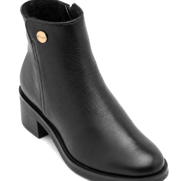 Botki damskie Ryłko 3GVE8_M_ _WD8F BLACK