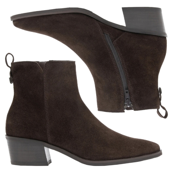 Botki damskie Ryłko 4VVL7___ _CS9F BROWN