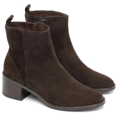 Botki damskie Ryłko 4W607___ _CS9F BROWN