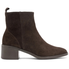 Botki damskie Ryłko 4W607___ _CS9F BROWN