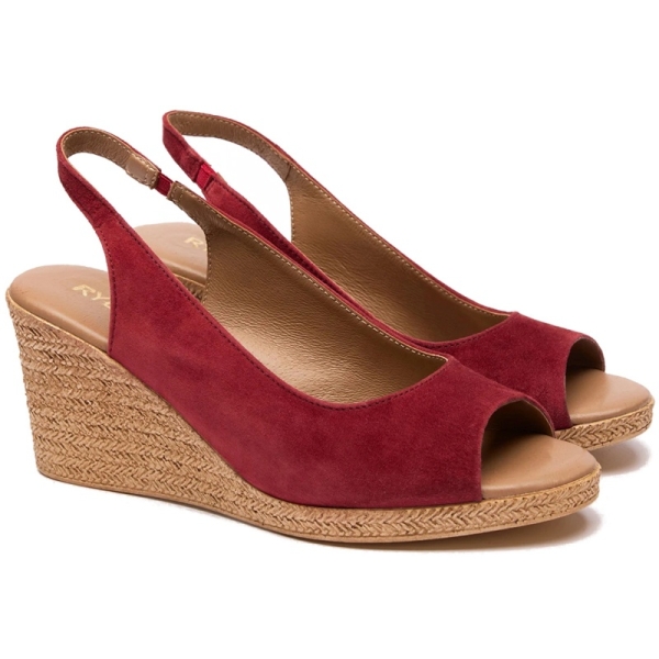 Sandały damskie Ryłko 6TG61_V_ _2TKF CLARET