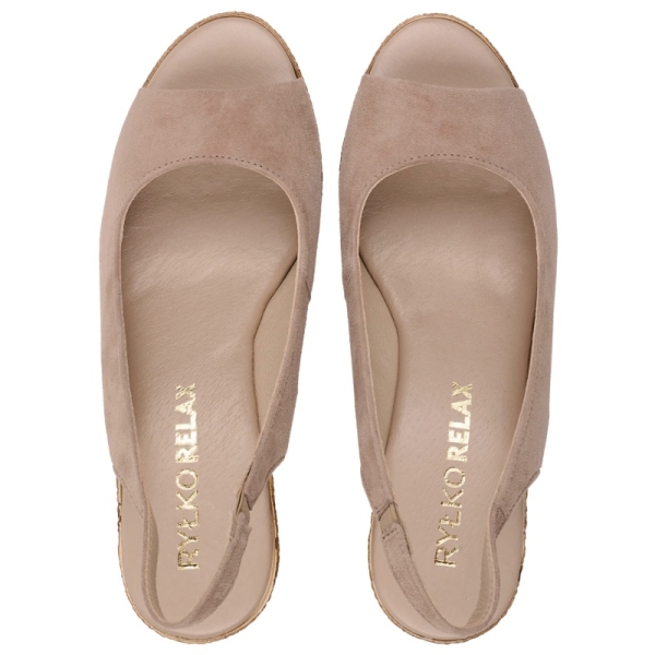 Sandały damskie Ryłko 6TG61_V_ _4RGF BEIGE